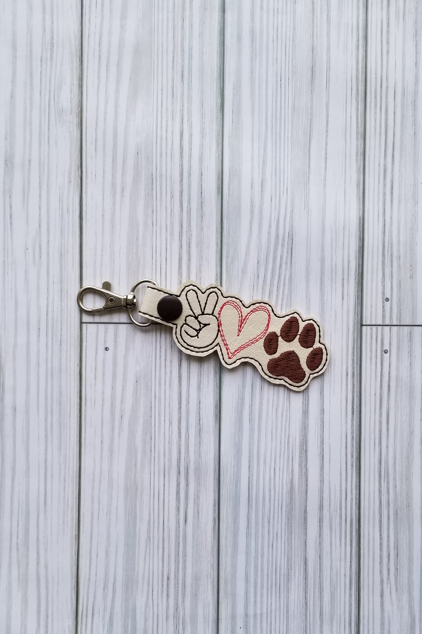 Peace Love Paw Print