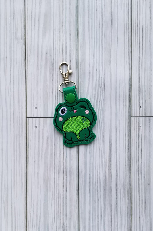 Green Frog Wink