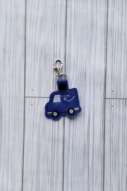 Blue Delivery Truck