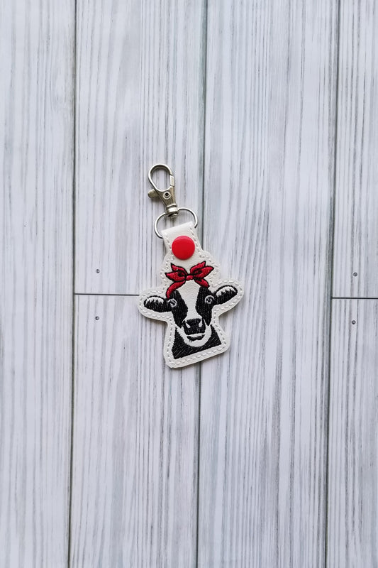 Cow Red Ribbon